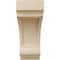 Ekena Millwork 4 3/4"W x 6"D x 12"H Diane Recessed Wood Corbel, Rubberwood CORW05X06X12DIRW - alternate 3